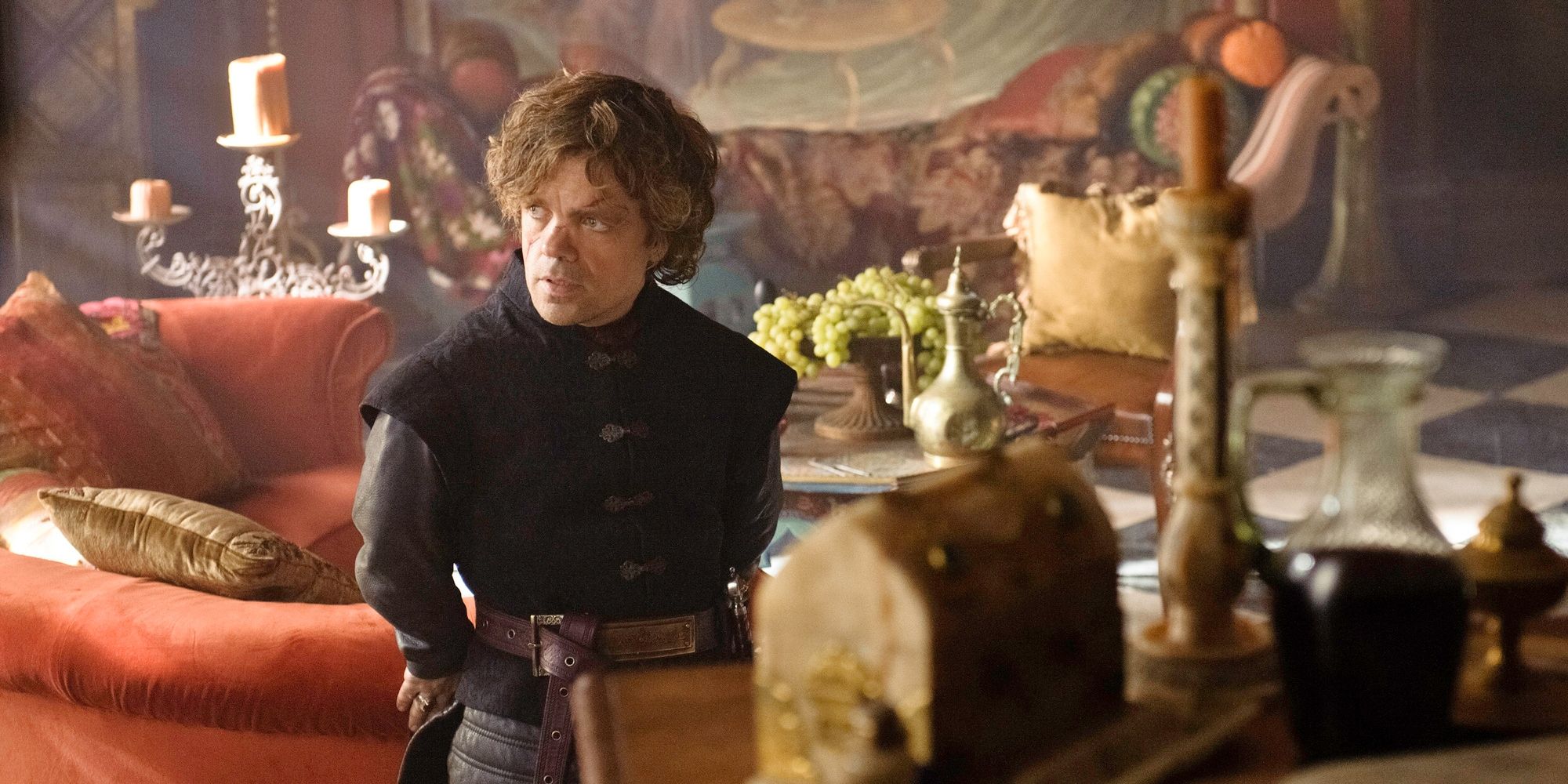 Tyrion Lannister (Peter Dinklage) standing in &lsquo;Game of Thrones&rsquo; (1)