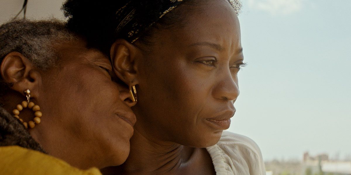 Maxine Simpson and Olunike Adeliyi in Village Keeper