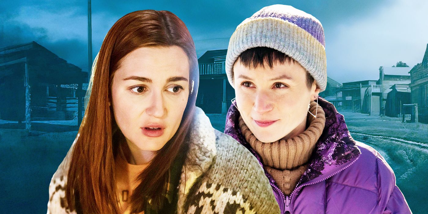 Dom Provost-Chalkley and Kat Barrell in Wynonna Earp: Vengeance