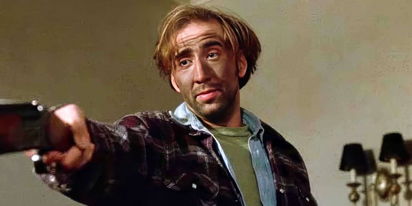 Nicolas Cage as Amos in Amos & Andrew