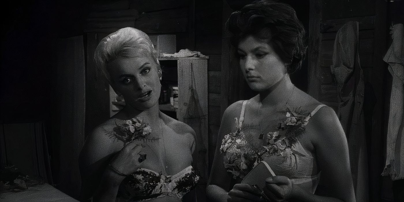 A Still from the movie Horrors of Spider Island (1960) 