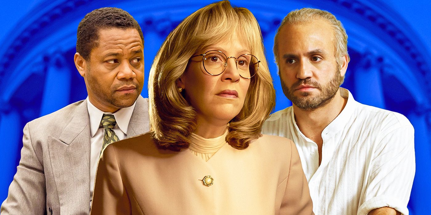 Stars Cuba Gooding Jr., Sarah Paulson, and Edgar Ramirez together as their American Crime Story characters