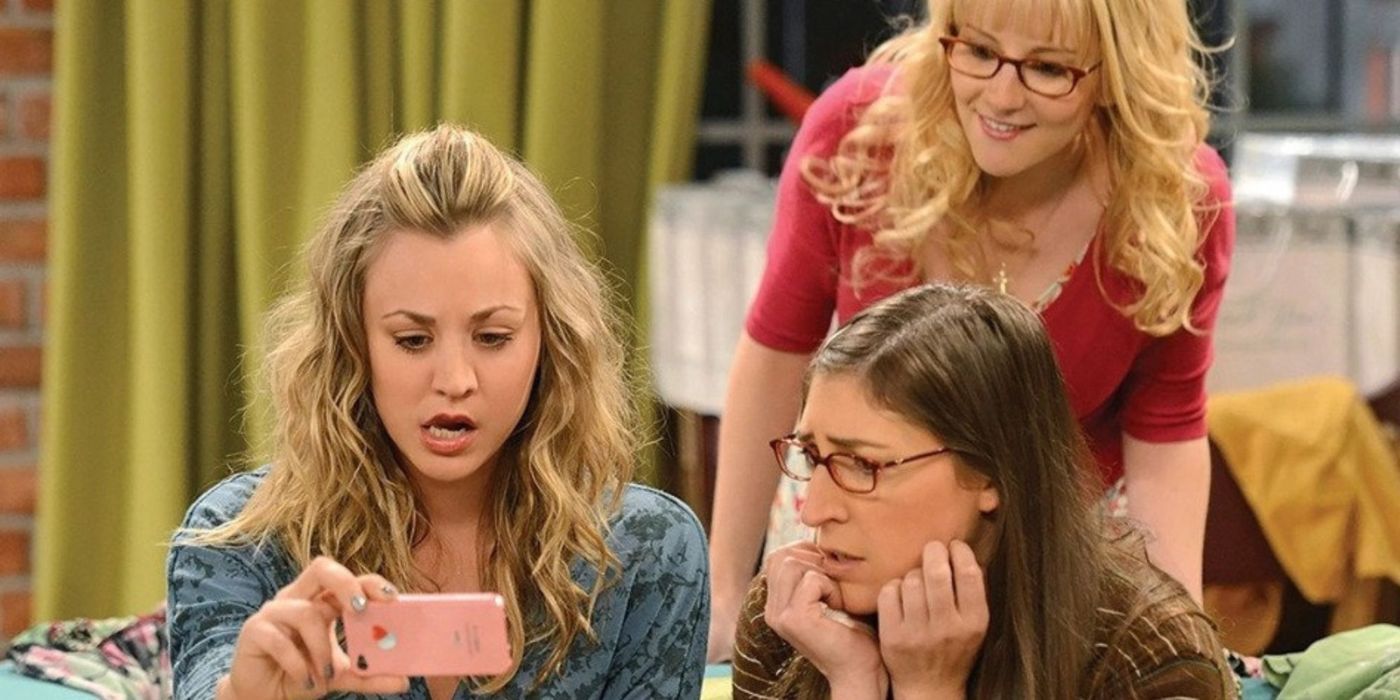 Amy Penny and Bernadette in The Big Bang Theory