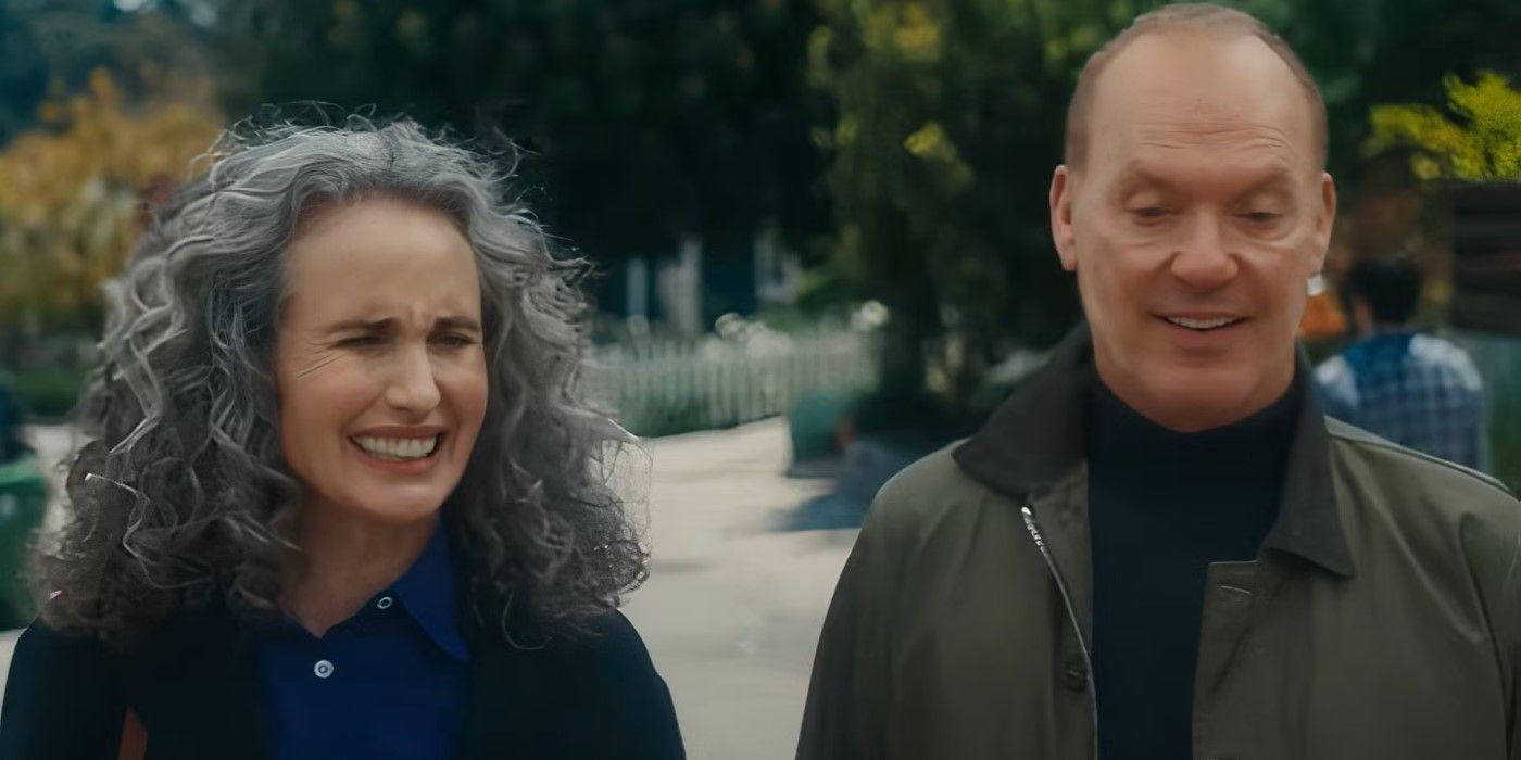 Andie MacDowell and Michael Keaton in 'Goodrich'