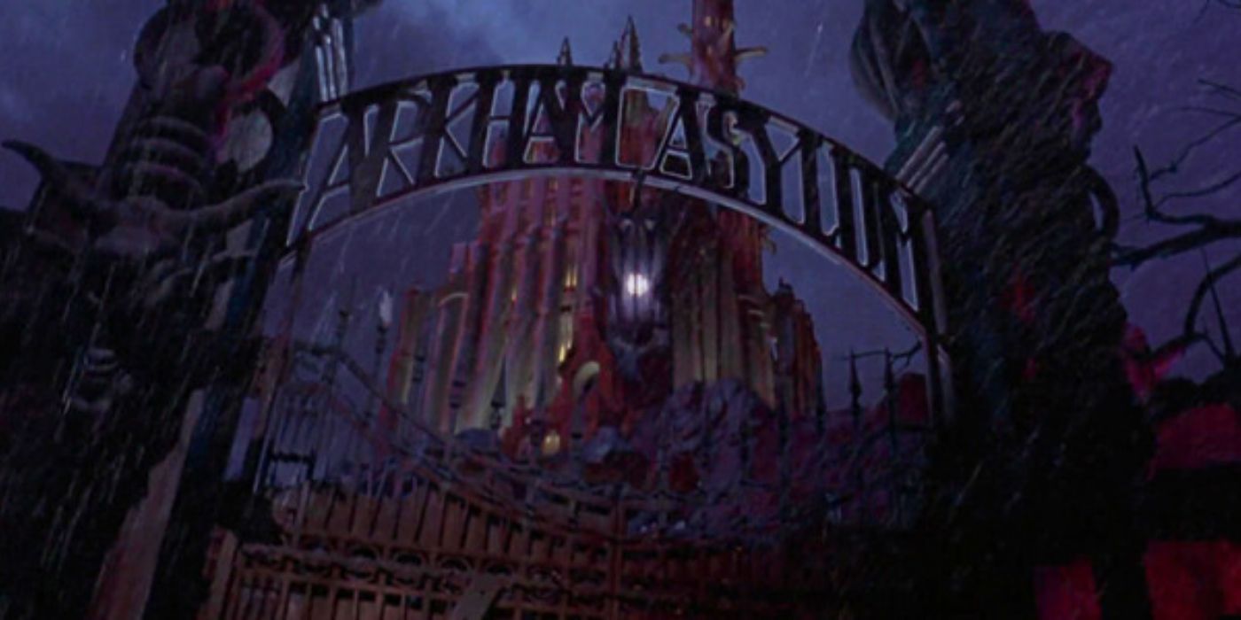 Gótico Arkham Asylum em Batman para sempre