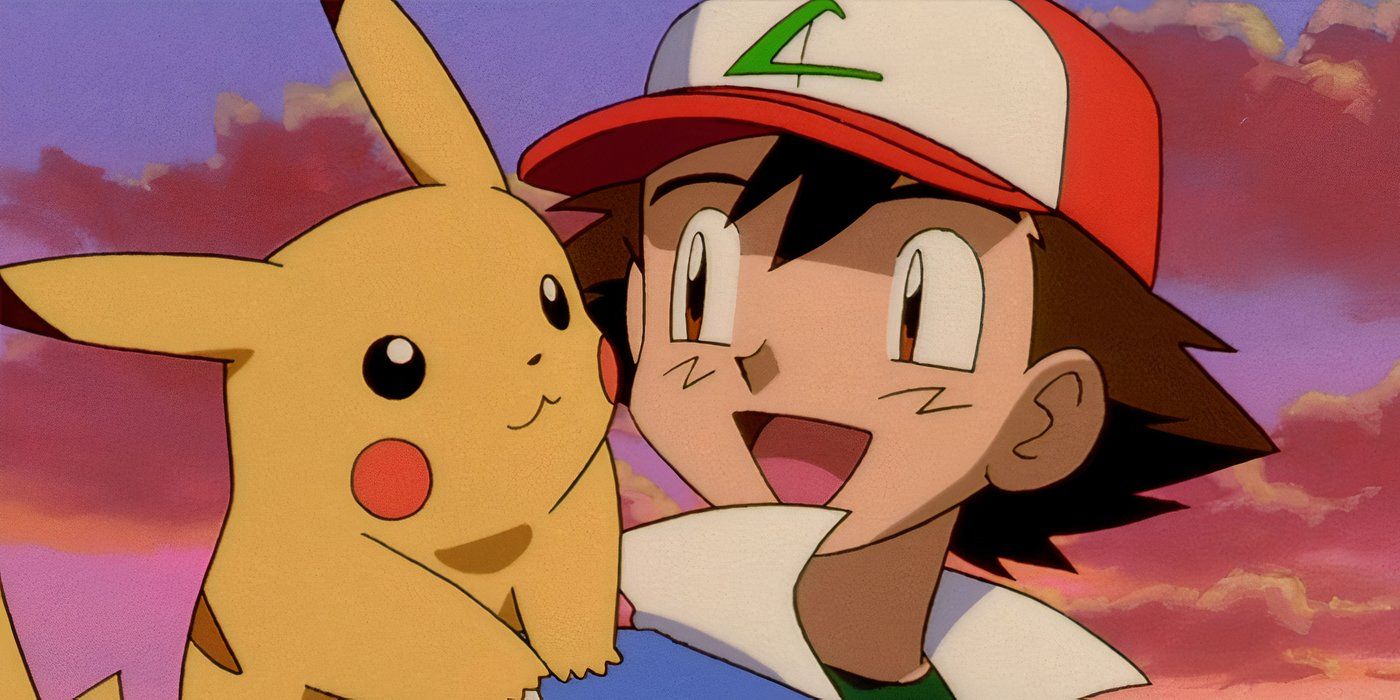 Pikachu on Ash's shoulder in 'Pokemon'