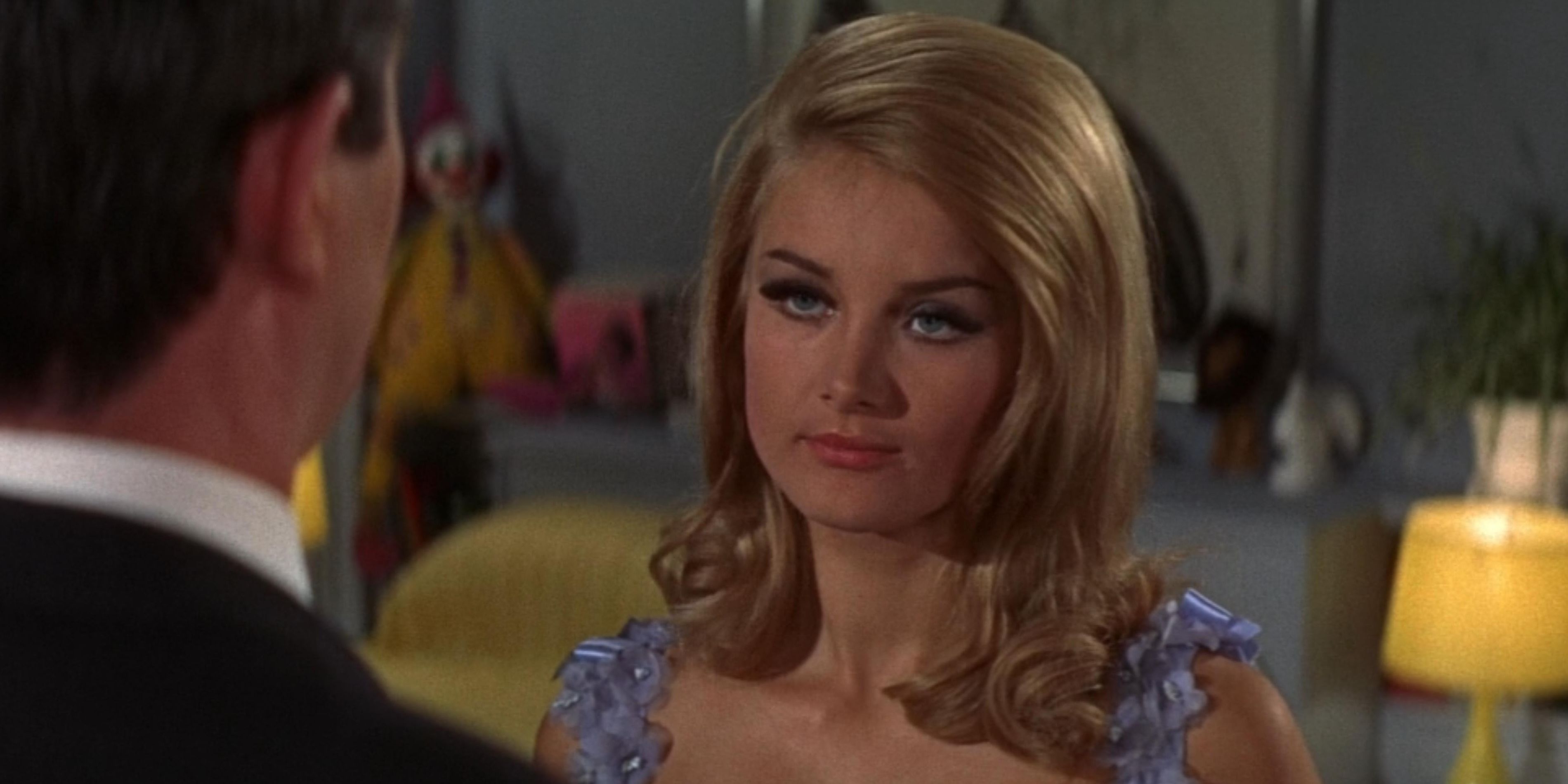 Barbara Bouchet as Moneypenny in 'Casino Royale'