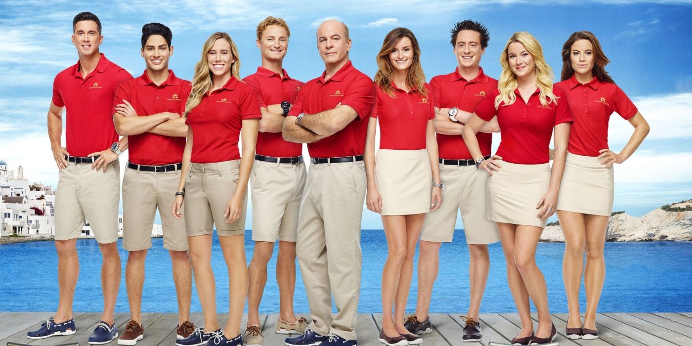 The cast of 'Below Deck Mediterranean' Season 1.