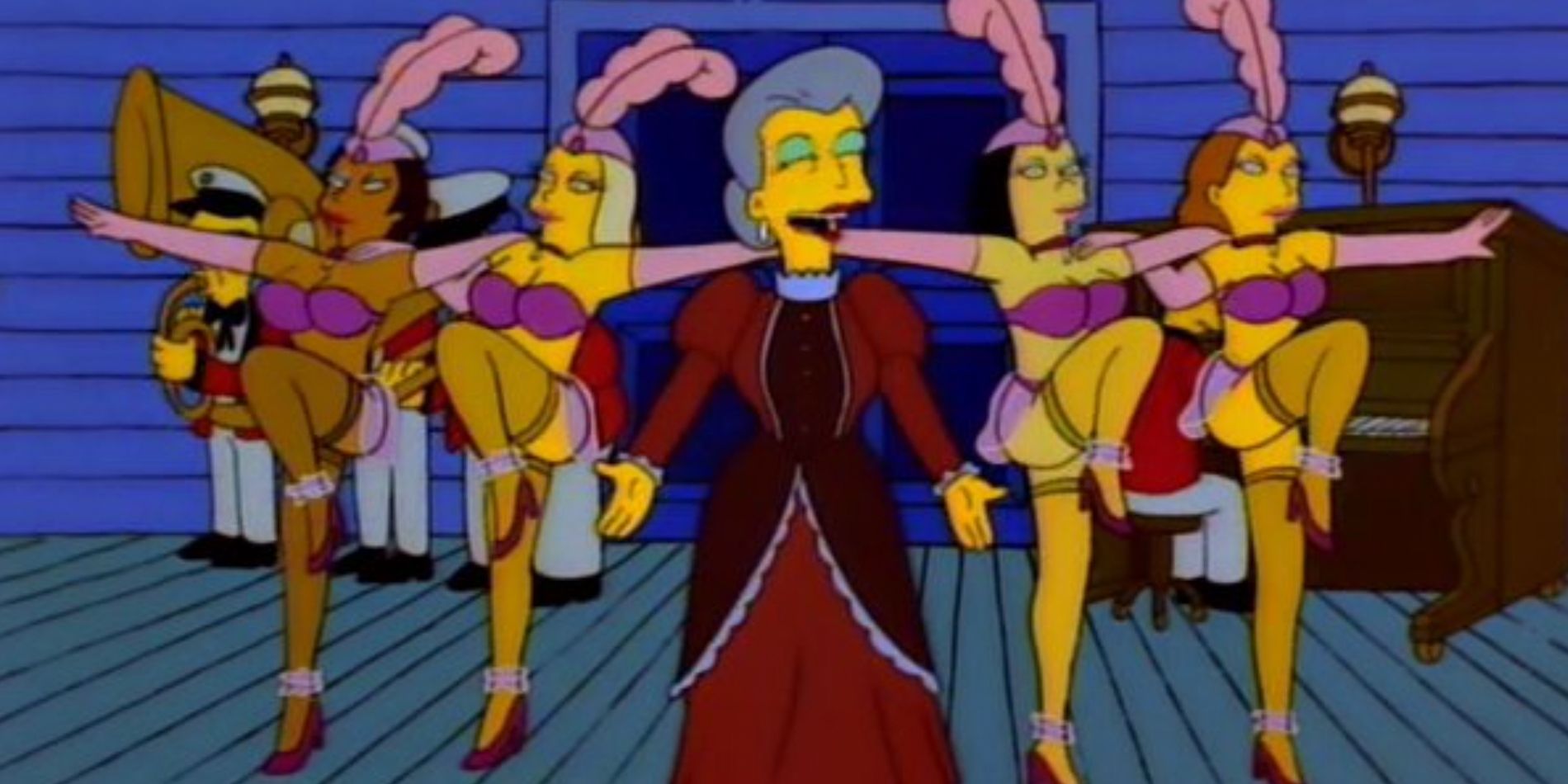 Burlesque dancers on &lsquo;The Simpsons&rsquo;