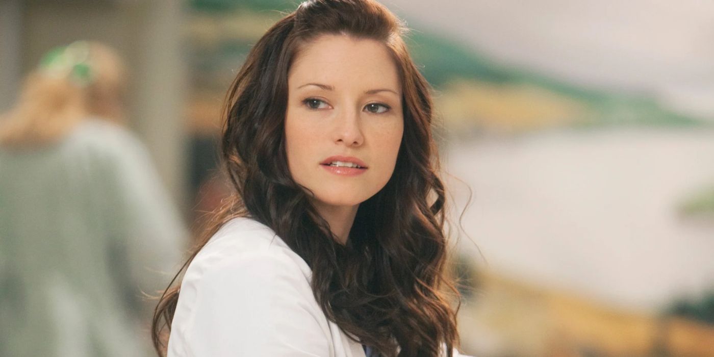 close-up of Lexie Grey looking to the side in Grey's Anatomy 