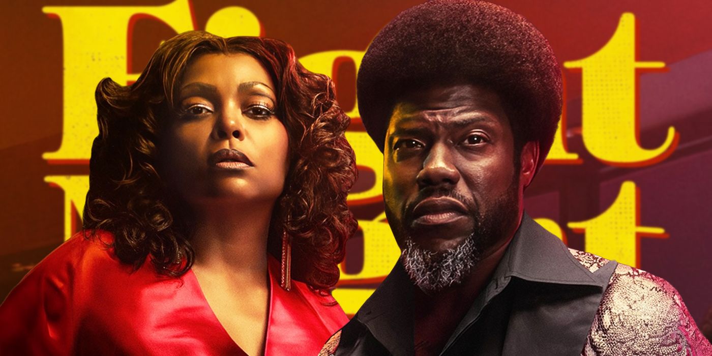 Custom image from Jefferson Chacon of Kevin Hart and Taraji P. Henson looking serious in Fight Night