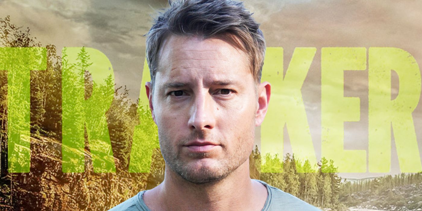 Custom image from Jefferson Chacon of Justin Hartley in close up and looking serious for Season 2 of Tracker