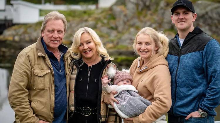 Captain Sig Hansen an his family on 'Deadliest Catch: The Viking Returns.'