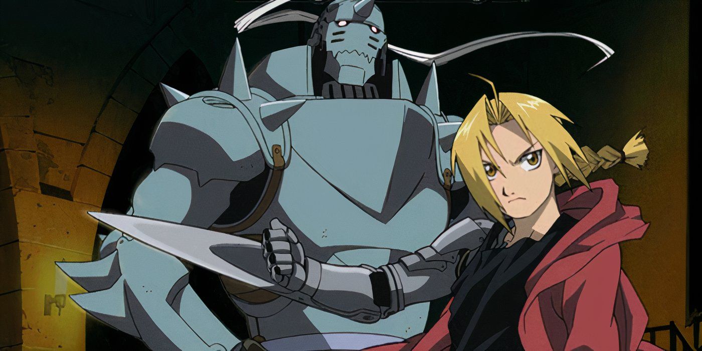 Edward and Alphonse Elric in 'Fullmetal Alchemist: Brotherhood'.