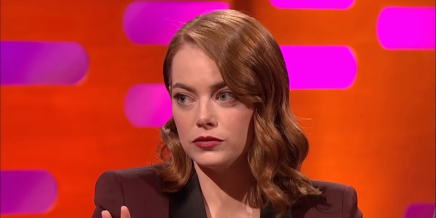 Emma Stone tells a story on The Graham Norton Show.