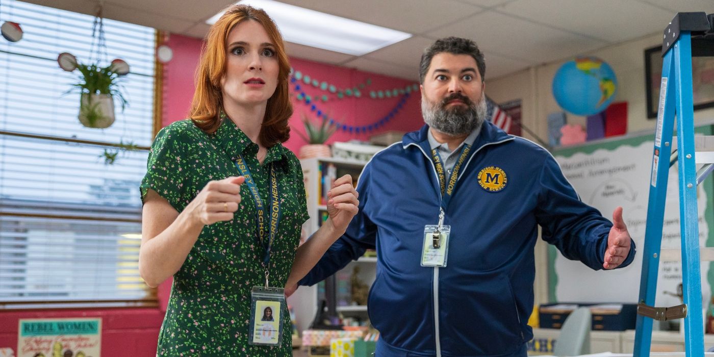 Sean Patton and Stephanie Koenig in English Teacher Episode 6