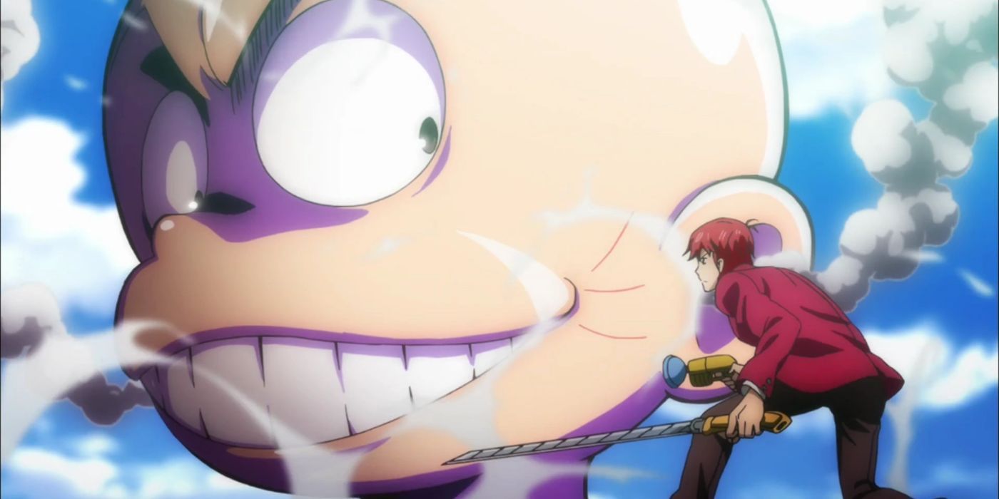Osomatsu fighting Attack on Titan parody in Osomatsu-San