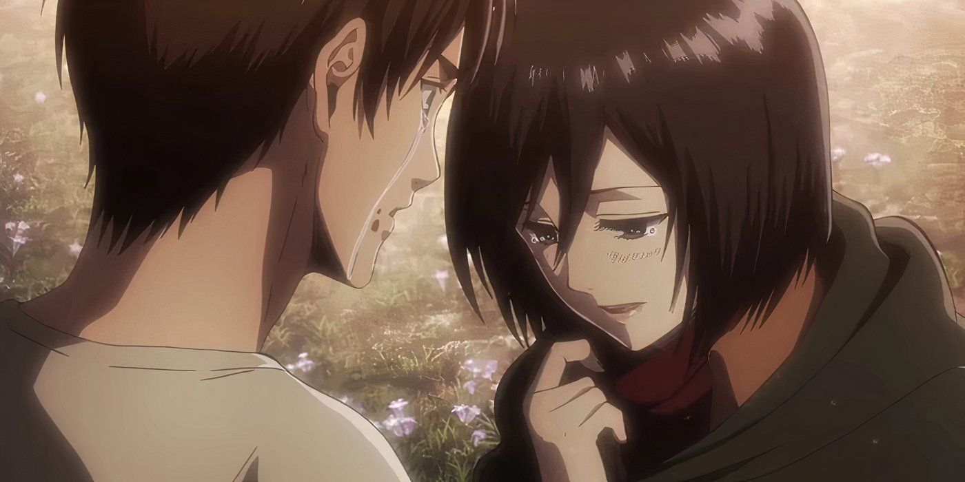 Eren Yeager and Mikasa Ackerman in 'Attack on Titan'