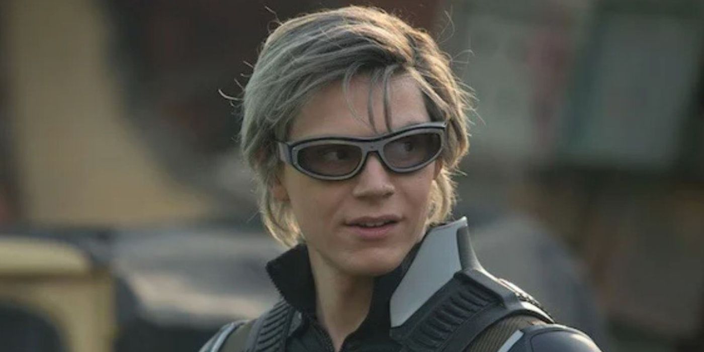 Evan Peters as Quicksilver in X-Men: Apocalypse