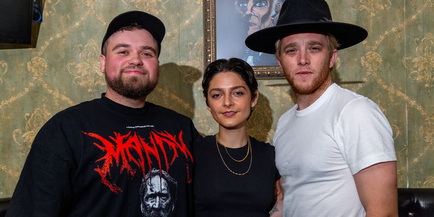 Matheus Bastos, Ariella Mastroianni, and Ryan J. Sloan at Fantastic Fest for Gazer