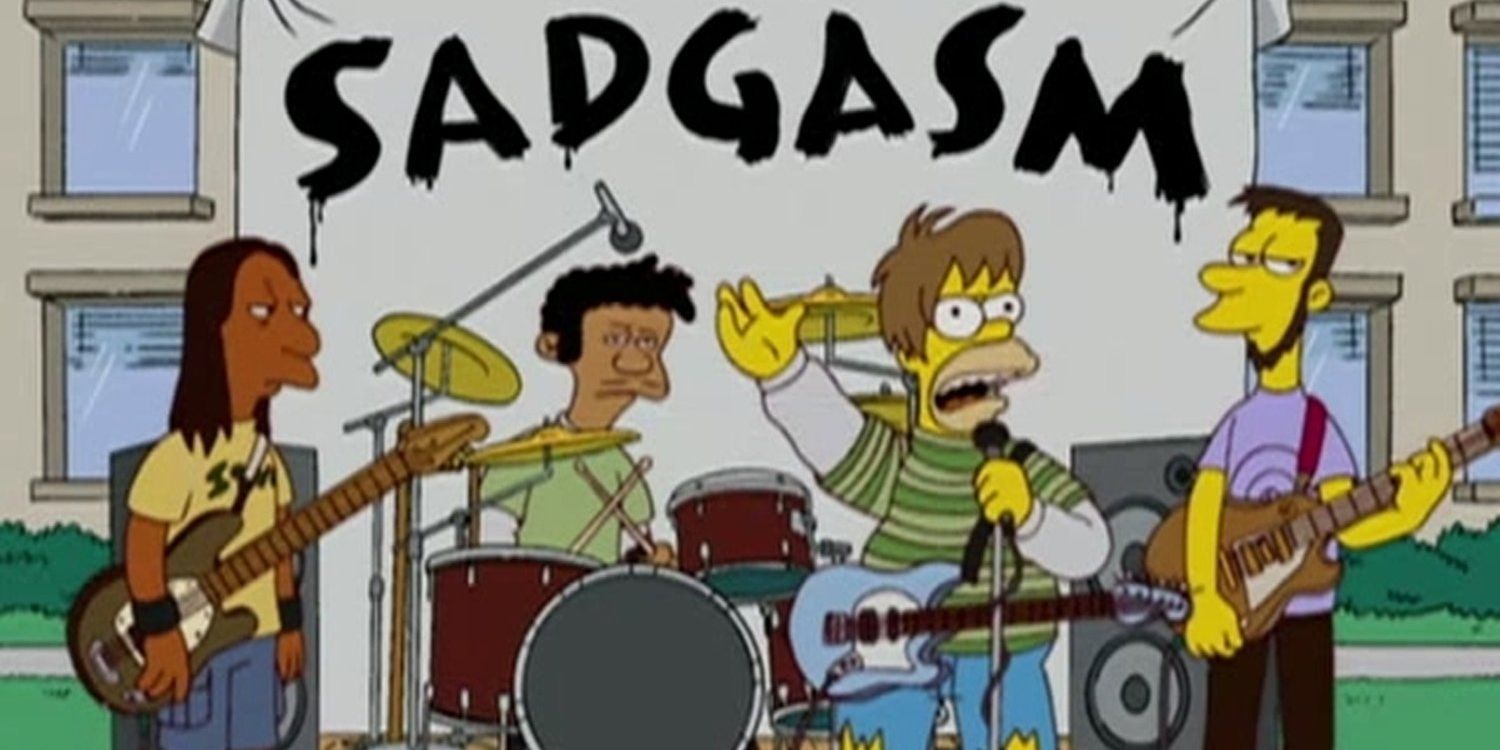 Homer singing grunge in &lsquo;The Simpsons&rsquo;