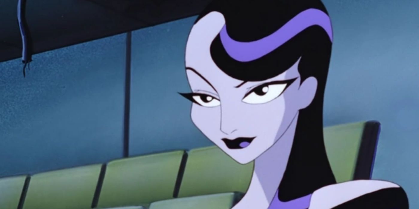 Inque smiling confidently from Batman Beyond