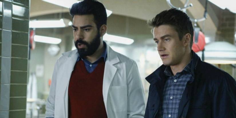 Ravi (Rhoul Khouli) is shocked to learned Major (Robert Buckley) is killing zombies, even as they search for the cure in 'iZombie.'