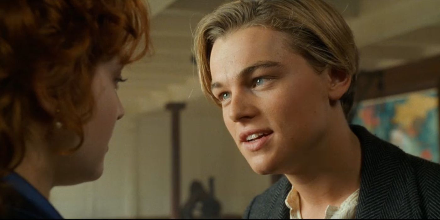 En Titanic, Jack (Leonardo DiCaprio) le dice a Rose (Kate Winsley) que siempre estará con ella.