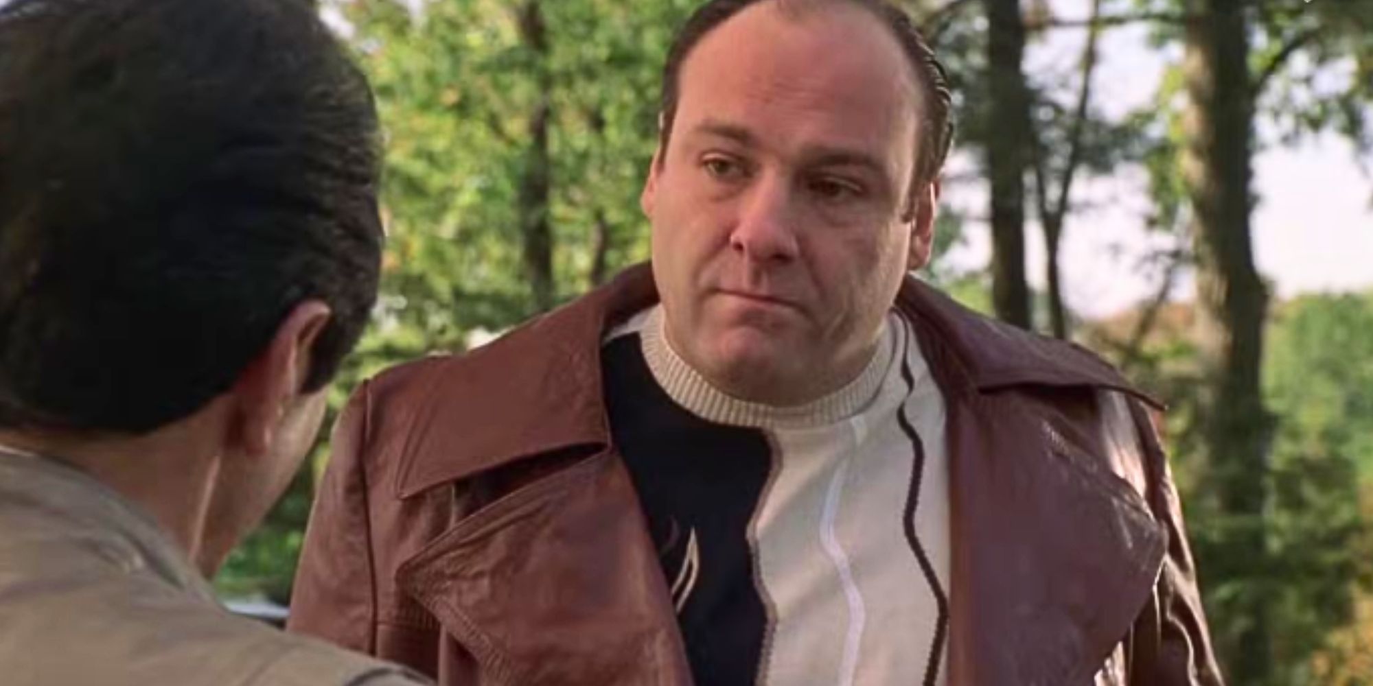 James Gandolfini in The Sopranos episode Full Leather Jacket