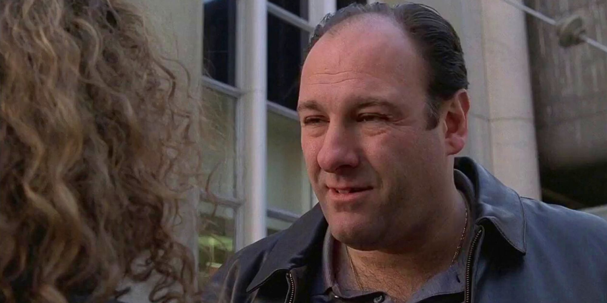 James Gandolfini as Tony Soprano in The Sopranos episode Knight in White Satin Armor