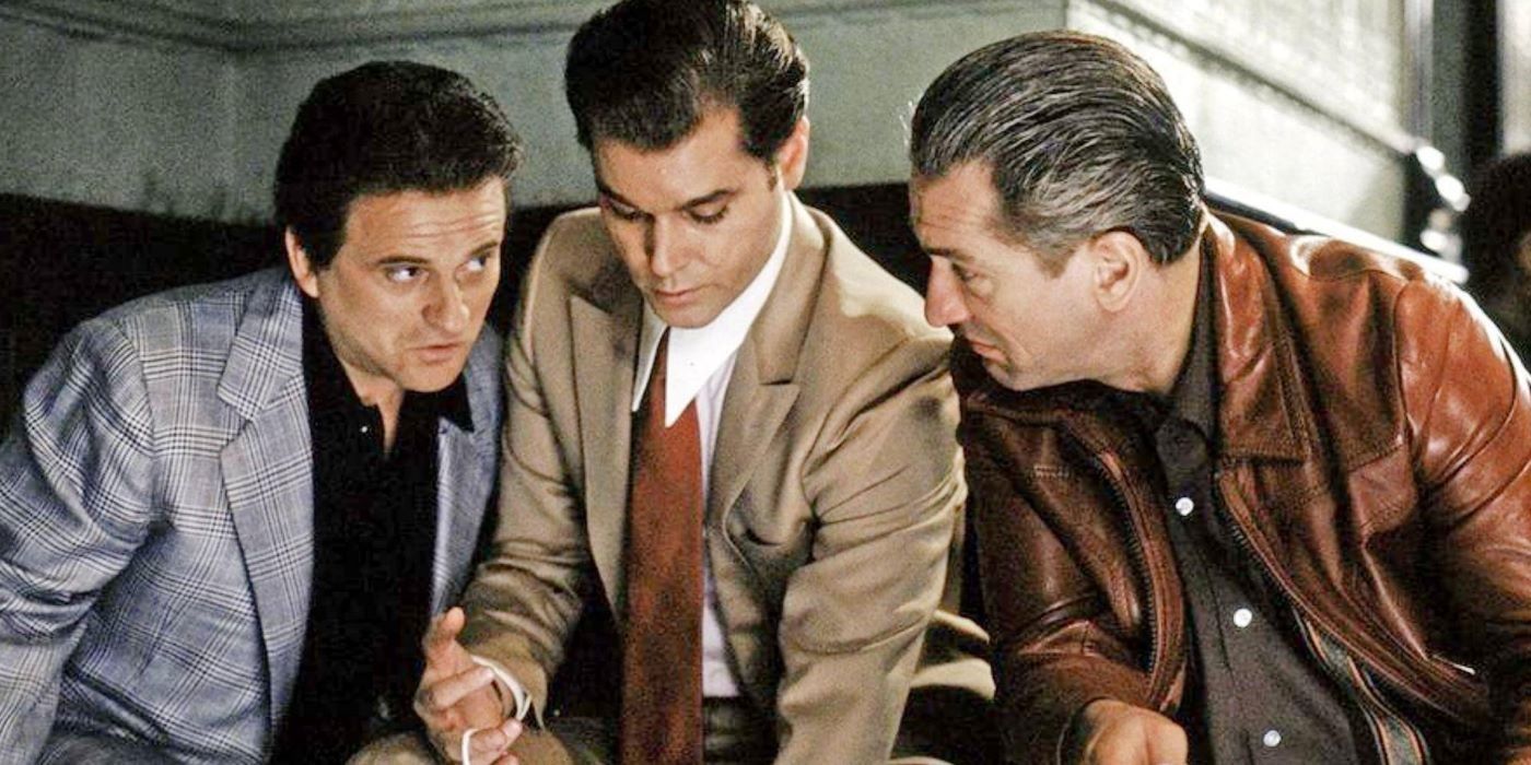 Joe Pesci, Ray Liotta and Robert De Niro in Goodfellas