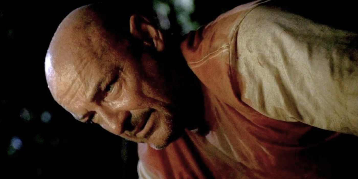 John Locke looking down on Lost