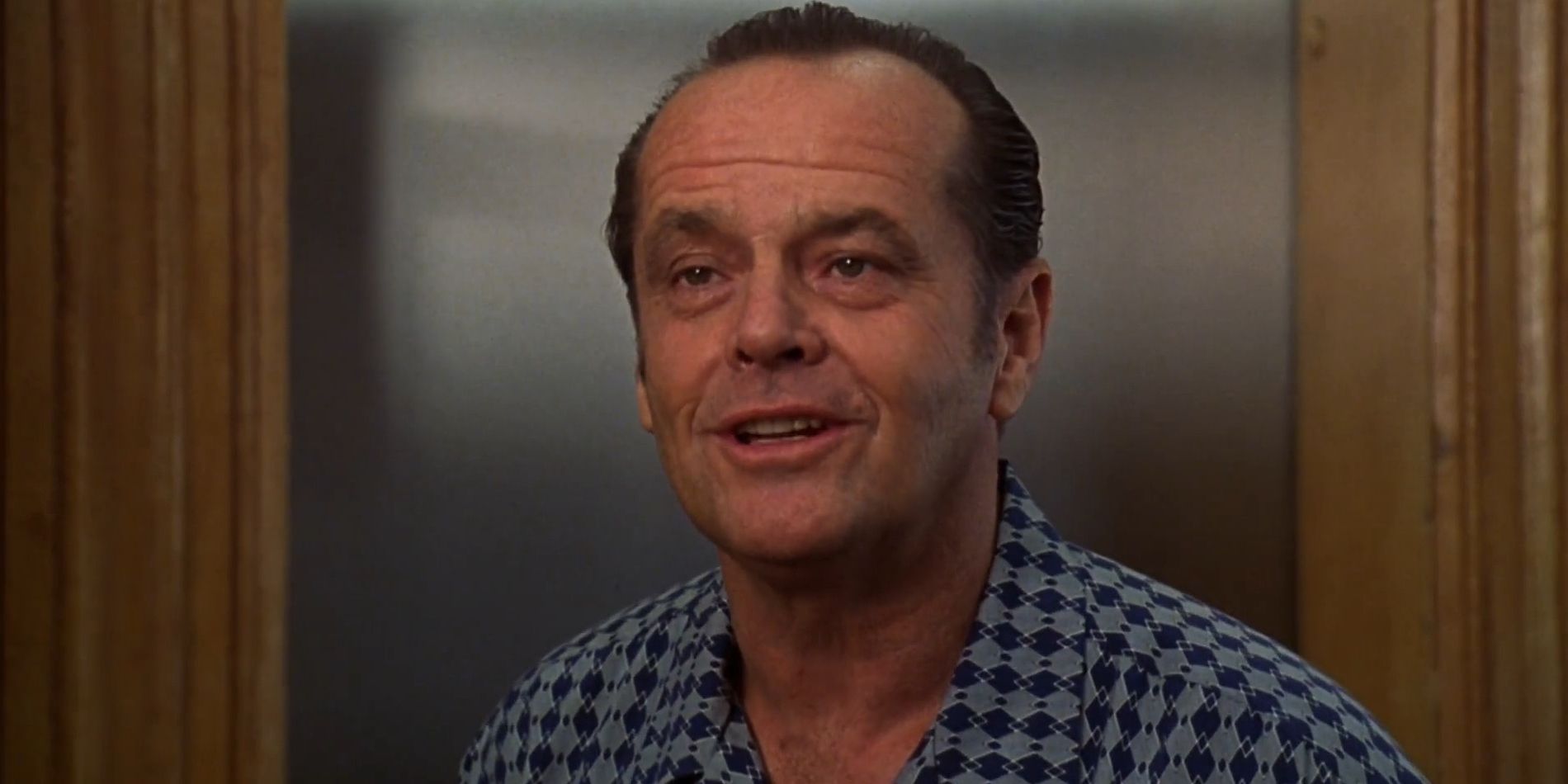 Melvin (Jack Nicholson) smirking in &lsquo;As Good As It Gets&rsquo;
