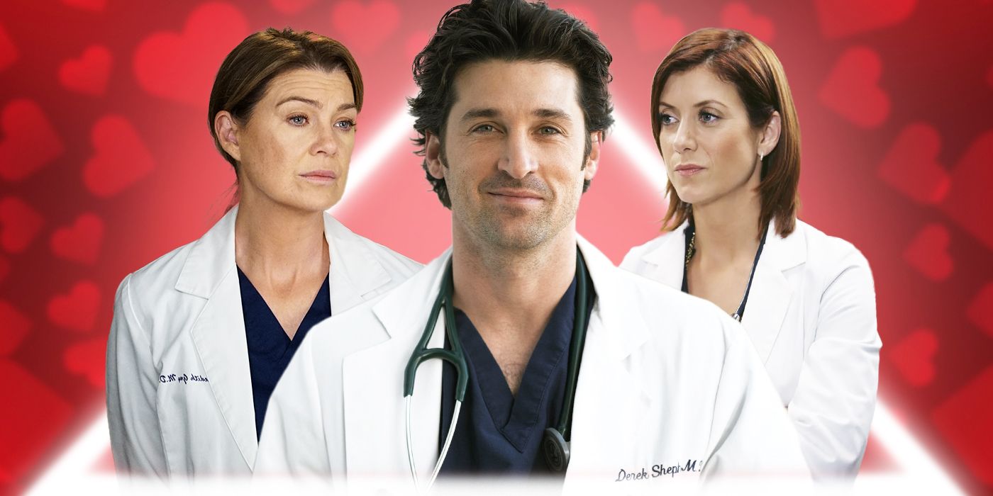 Meredith, Derek, and Addison from Grey's Anatomy