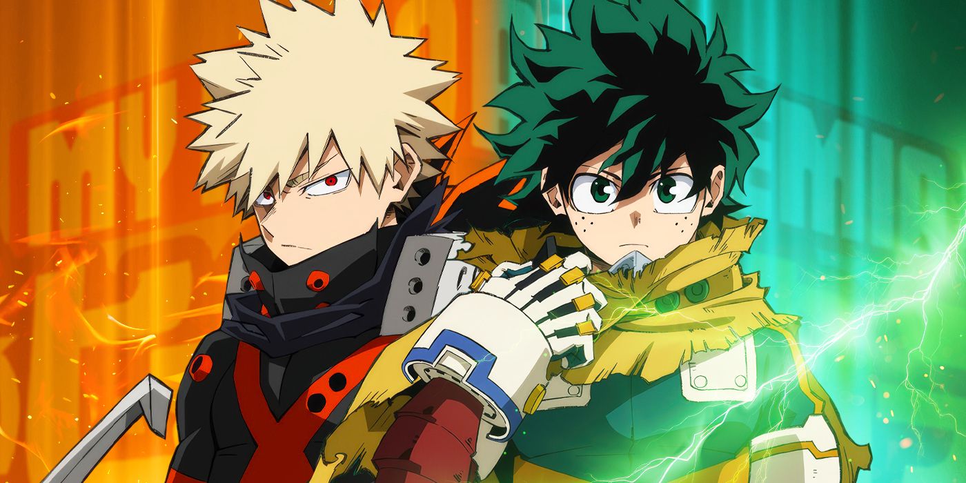 Deku and Bakugo from 'My Hero Academia'