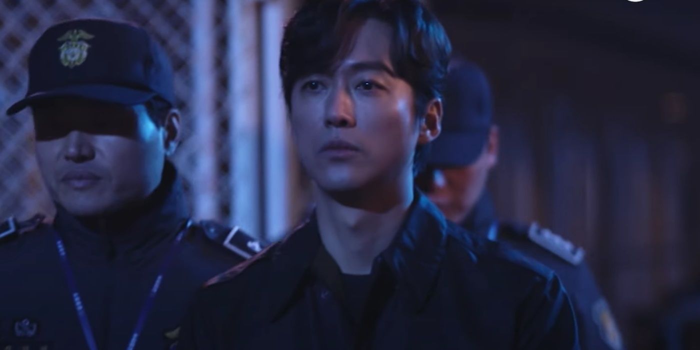 Namkoong Min, being sent to prison, as Na Yi-Je in Doctor Prisoner