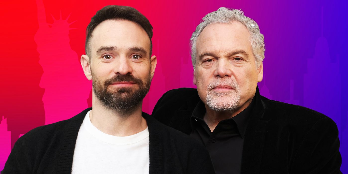 Custom imag of Charlie Cox and Vincent D'Onofrio for Daredevil: Born Again at NYCC 2024