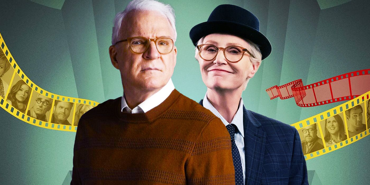 Custom image of Steve Martin and Jane Lynch as Charles-Haden Savage and Sazz Pataki of Only Murders in the Building