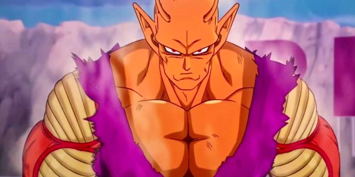 Orange Piccolo looking angry in his ripped uniform, 'Dragon Ball Super: Super Hero'