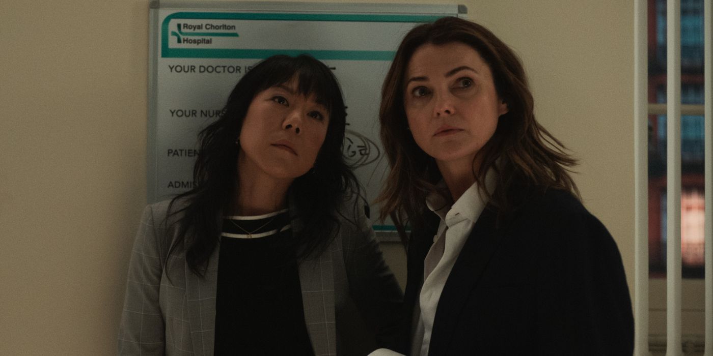 Keri Russell and Ali Ahn in The Diplomat Season 2