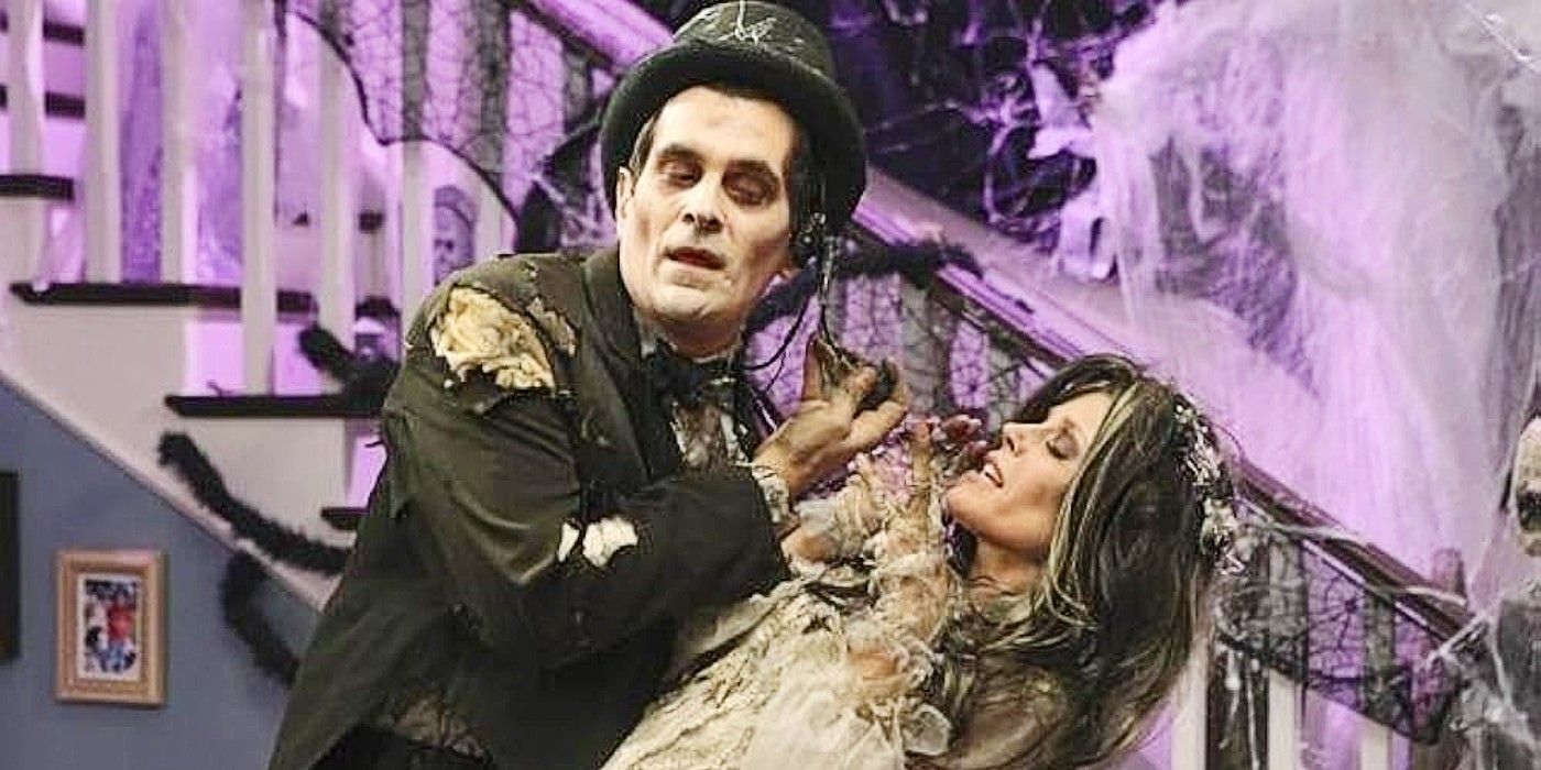 Phil and Claire Dunphy dressed up for Halloween in Modern Family