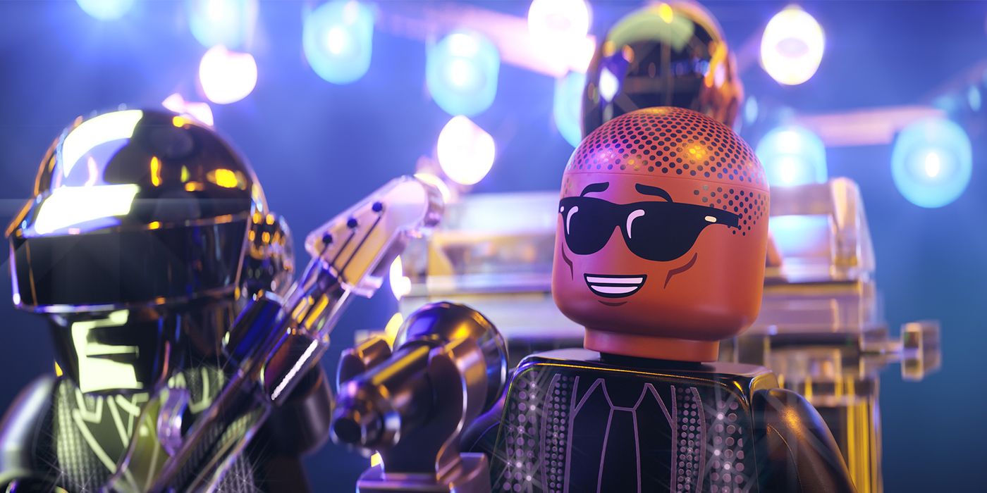 Daft Punk and Pharrell Williams as Legos in Piece by Piece