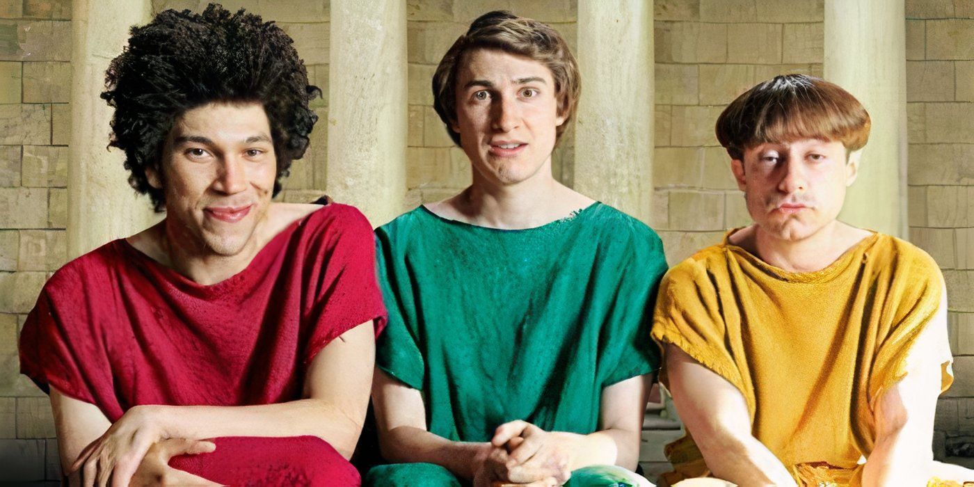 The cast of &lsquo;Plebs&rsquo;