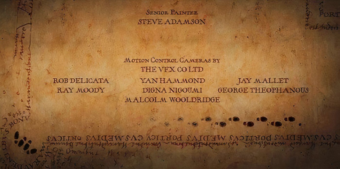 A screenshot of the credits of &lsquo;Harry Potter and the Prisoner of Azkaban&rsquo;