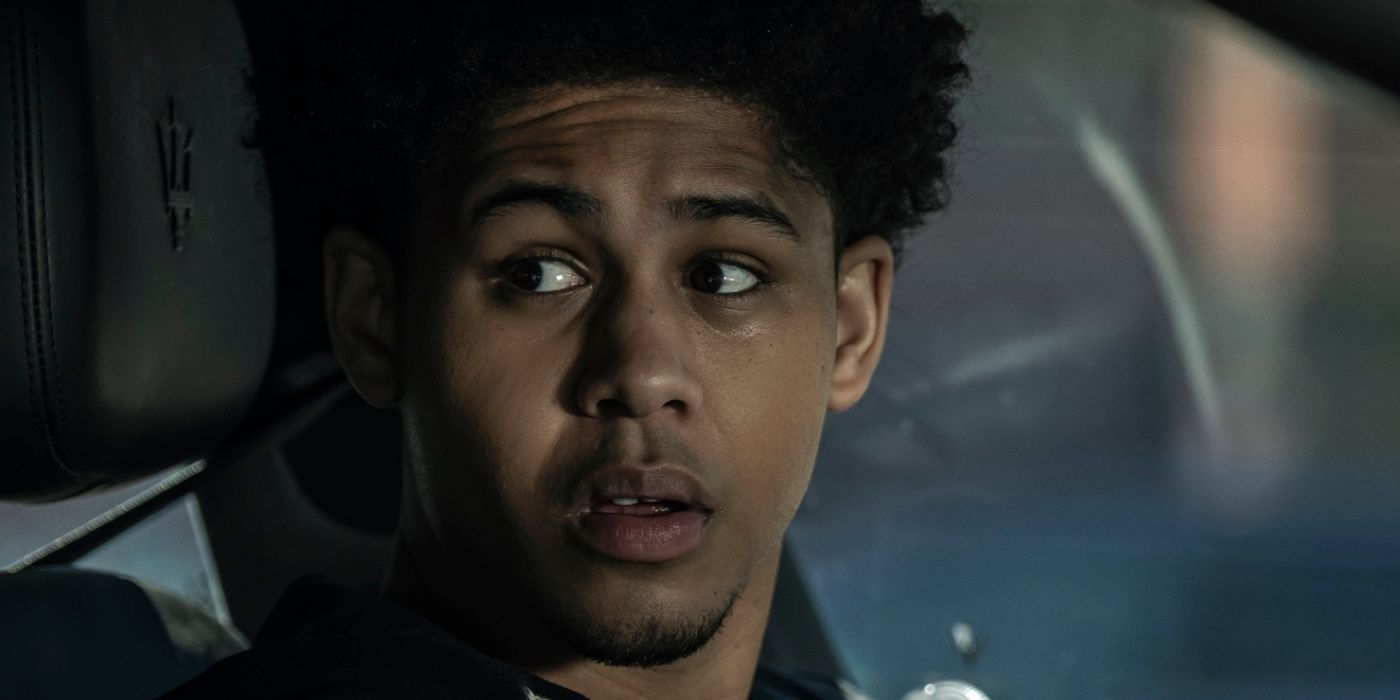 Rhenzy Feliz as Victor in The Penguin Episode 3.