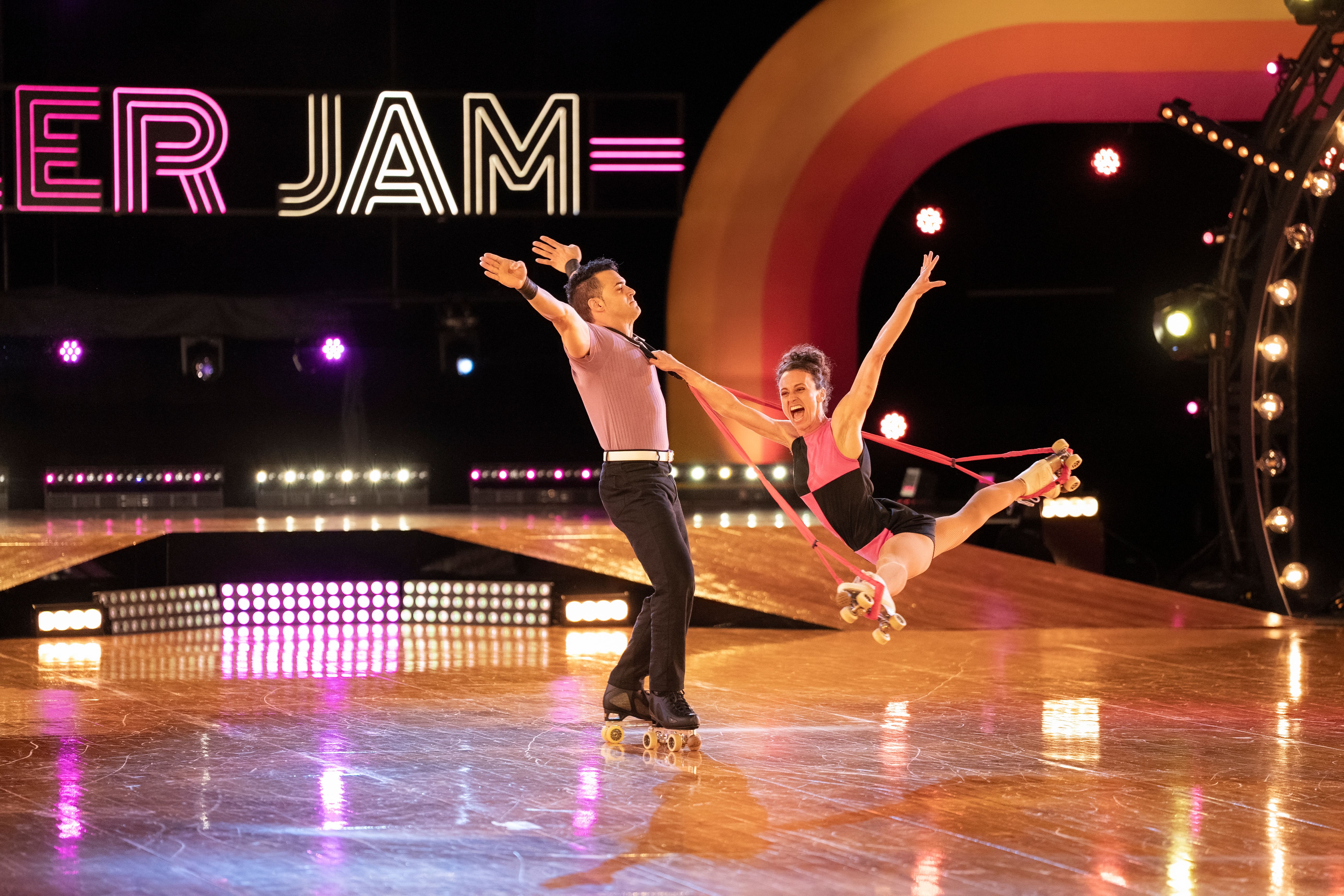 Skaters performing on &lsquo;Roller Jam&rsquo;
