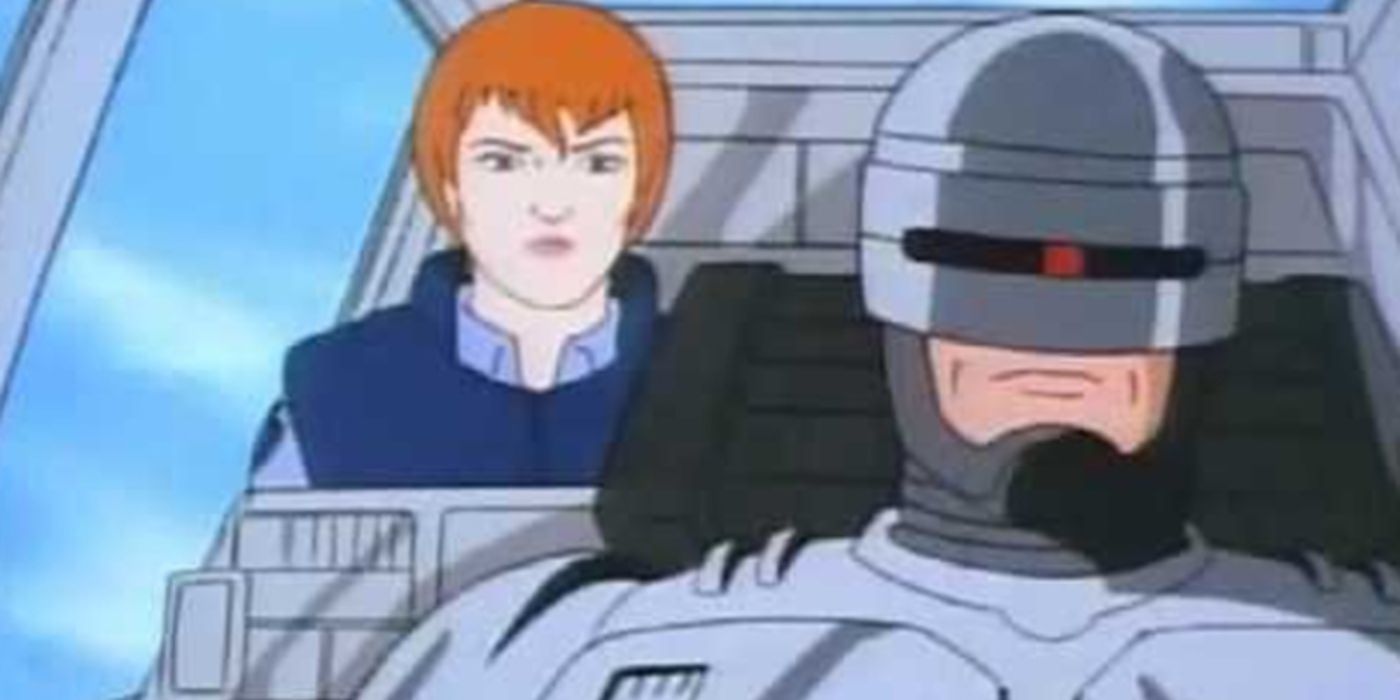 Robocop with Officer Anne Lewis in 'Robocop: The Animated Series.'