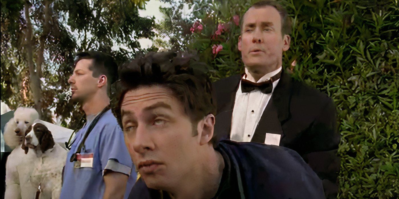 Dr. Cox and JD in the dog show fantasy on &lsquo;Scrubs&rsquo;