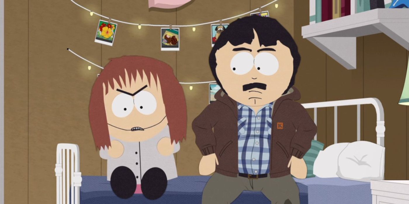 Randy has a drug talk with his daughter Shelly on 'South Park.'