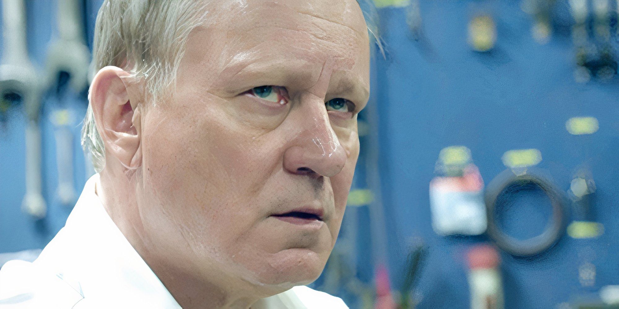 Stellan Skarsgard close-up shot in In Order of Disappearence
